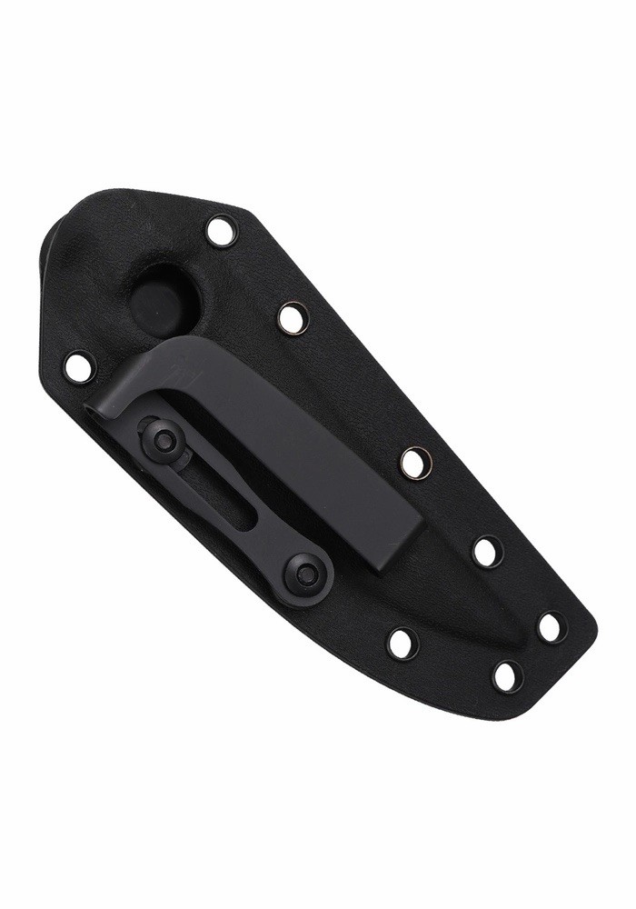 19cm Fixed Blade Knife Kydex Sheath Full Tang Back Pocket Clip Horizontal Carry