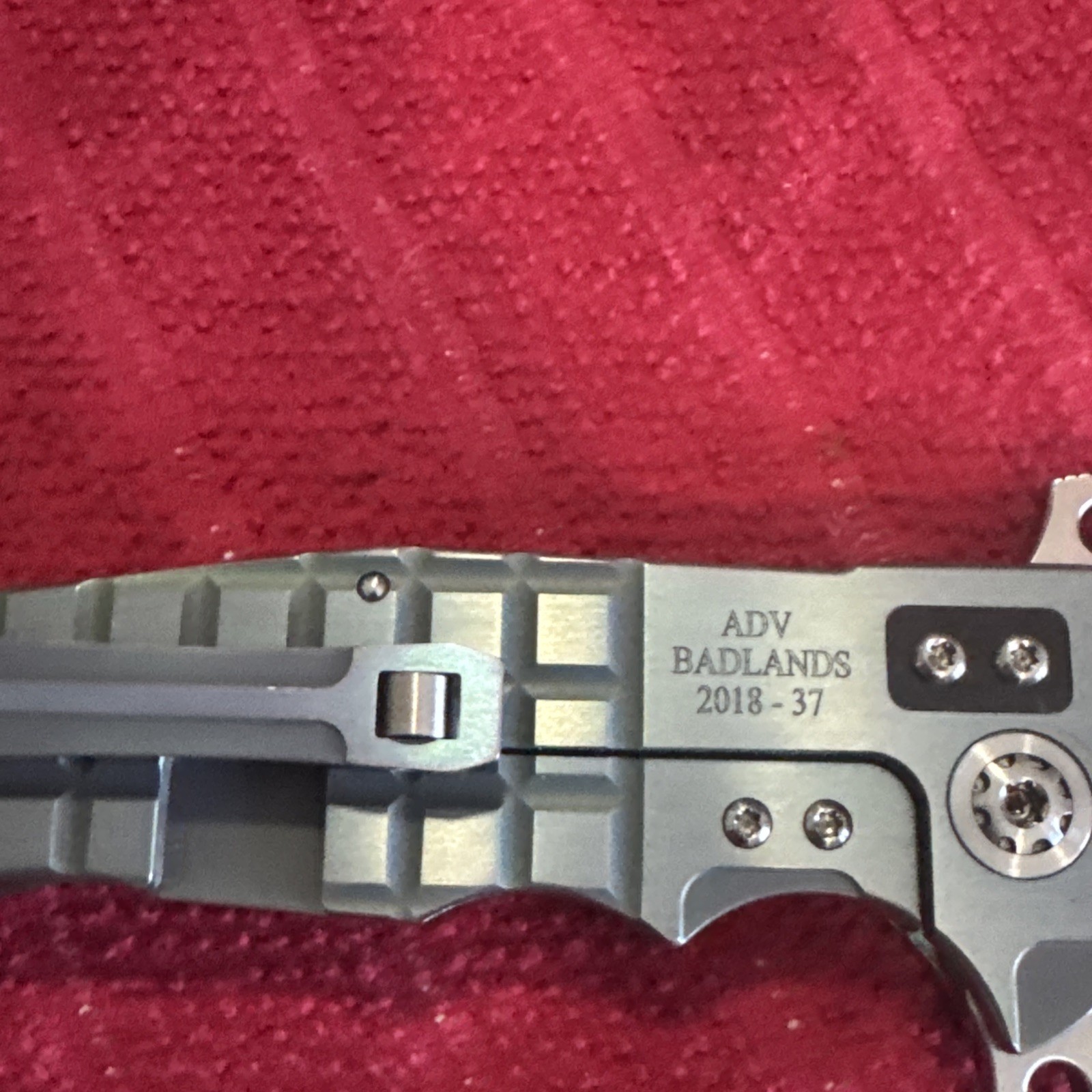 ADV Badlands Bowie Manual Folding Pocketknife, Frame Lock