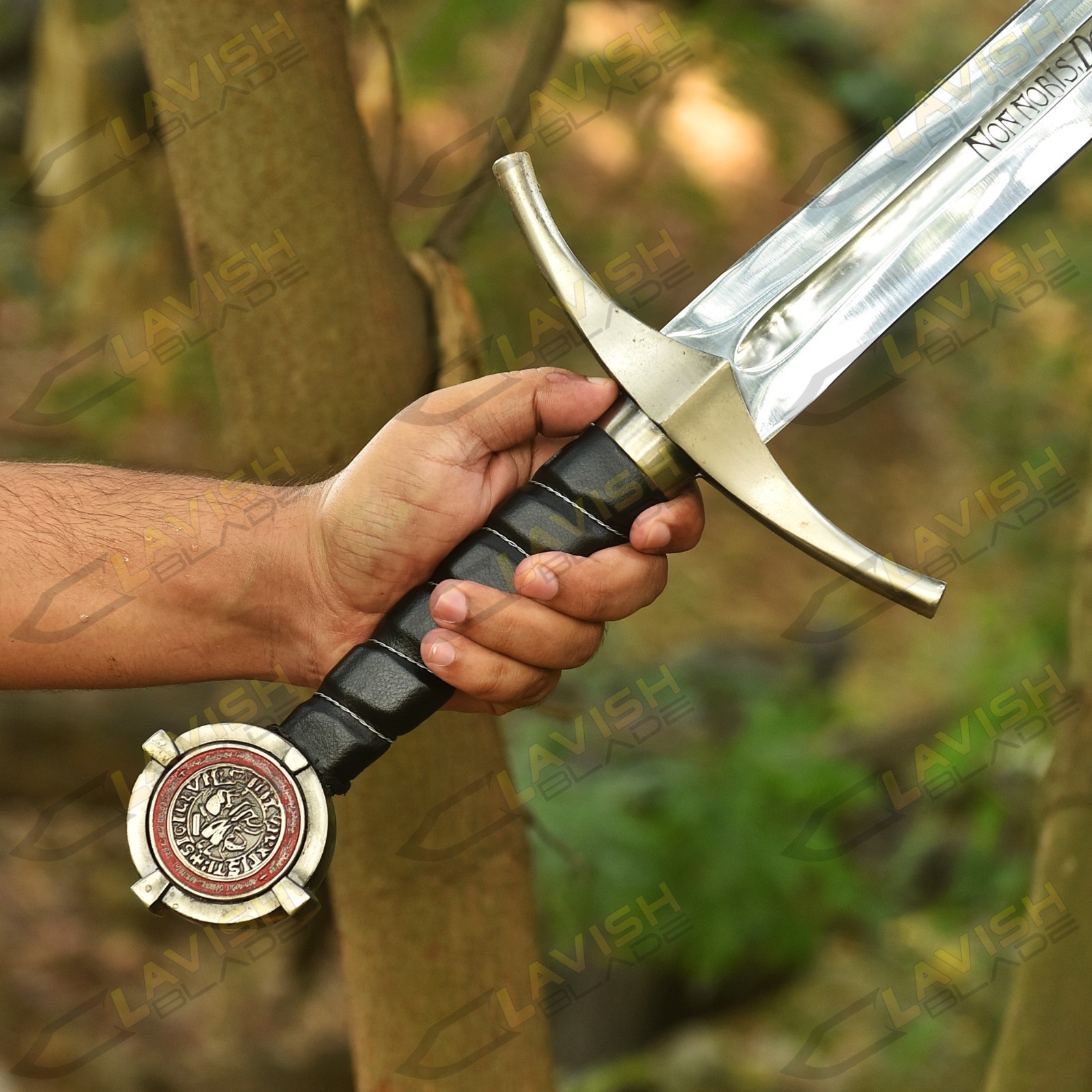 Knights Templar Accolade Sword Medieval Crusader Replica War Sword