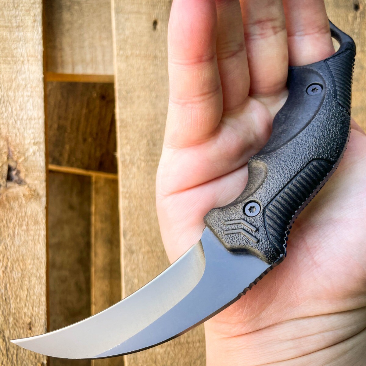 7.5″ Military Tactical Hunting COMBAT Karambit FIXED BLADE KNIFE Survival EDC