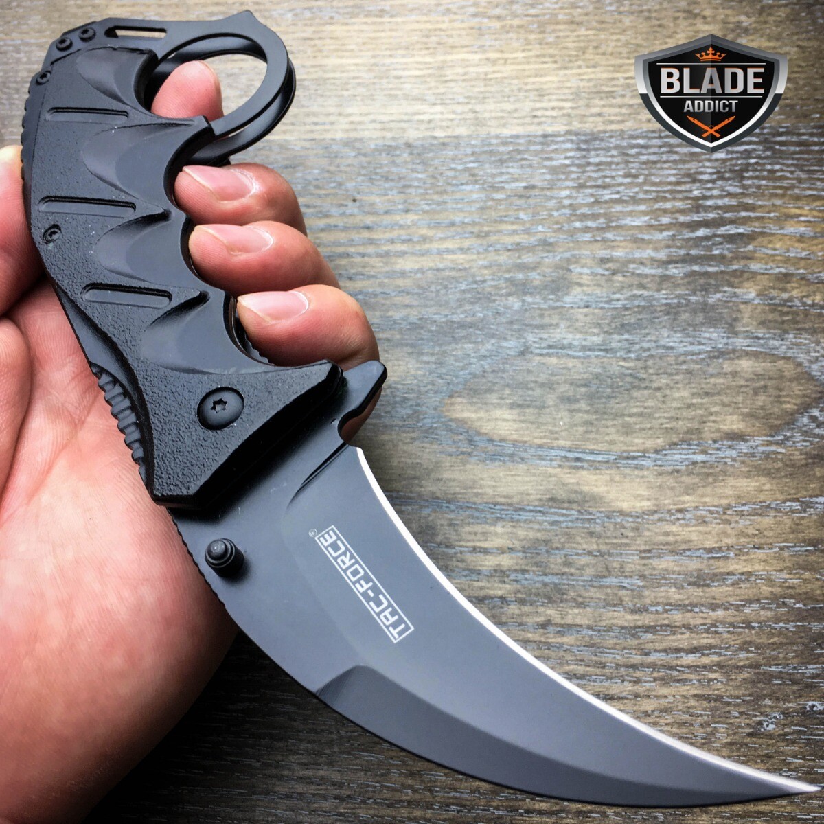 8″ TAC FORCE KARAMBIT SPRING ASSISTED FOLDING TACTICAL POCKET KNIFE Combat