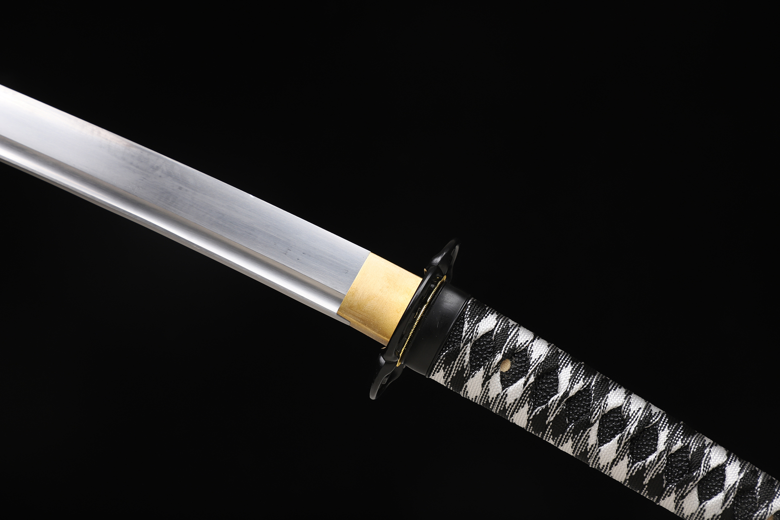 Polished Japanese Katana Samurai Sword Full Tang 9260 Spring Steel Razor Sharp