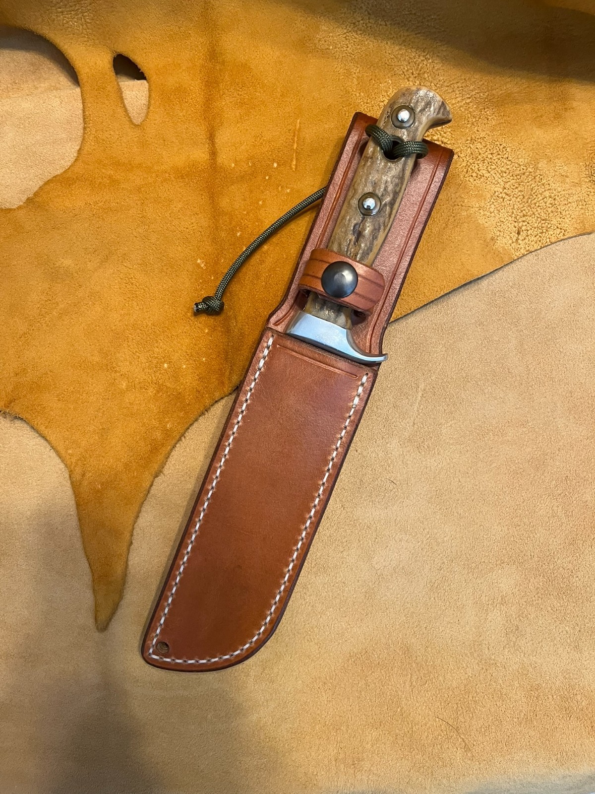 CUSTOM LEATHER SHEATH FITS PUMA WHITE HUNTER **LEFT HAND** WESTERN* SHEATH ONLY*