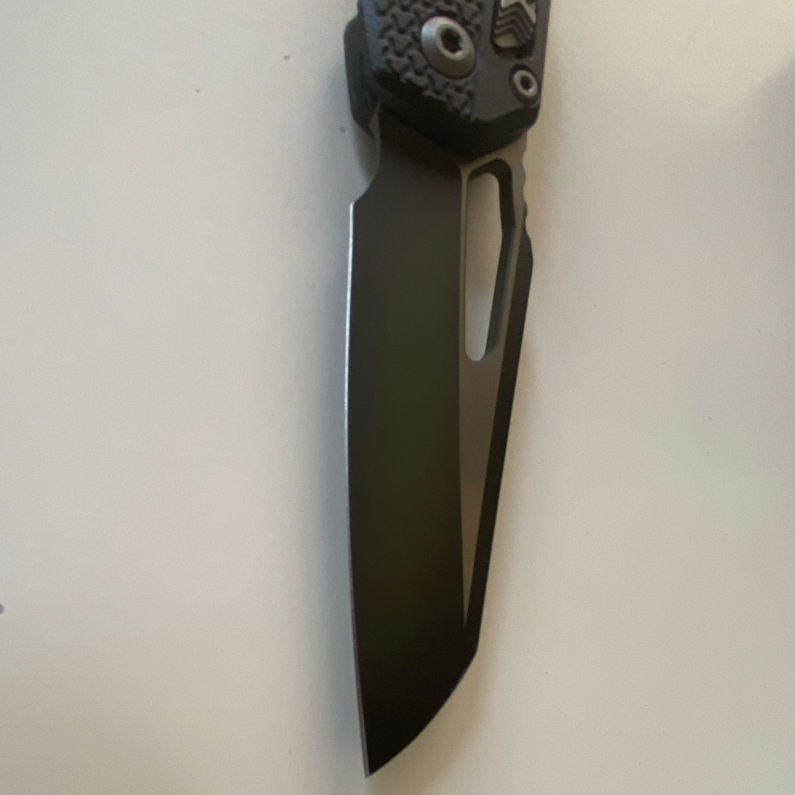 Microtech MSI S/E Tri-Grip Polymer Faded Bazooka RAM-LOK Manual Plain