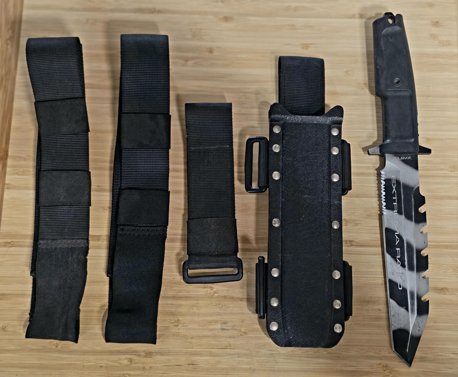 Extrema Ratio Golem F Combat Knife – USMC Infantry GWOT – Tiger Camo RARE