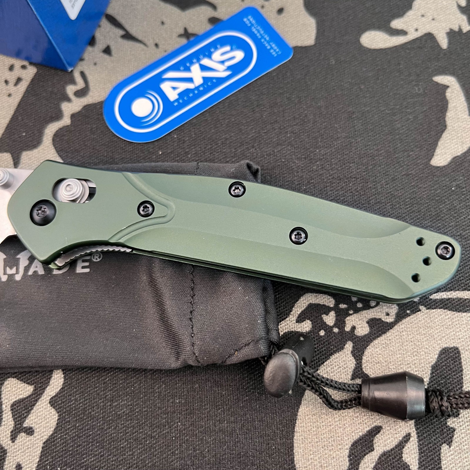 Benchmade 940 OSBORNE GREEN ALUMINUM CPM-S30V BLADE 3.4» Folding Knife