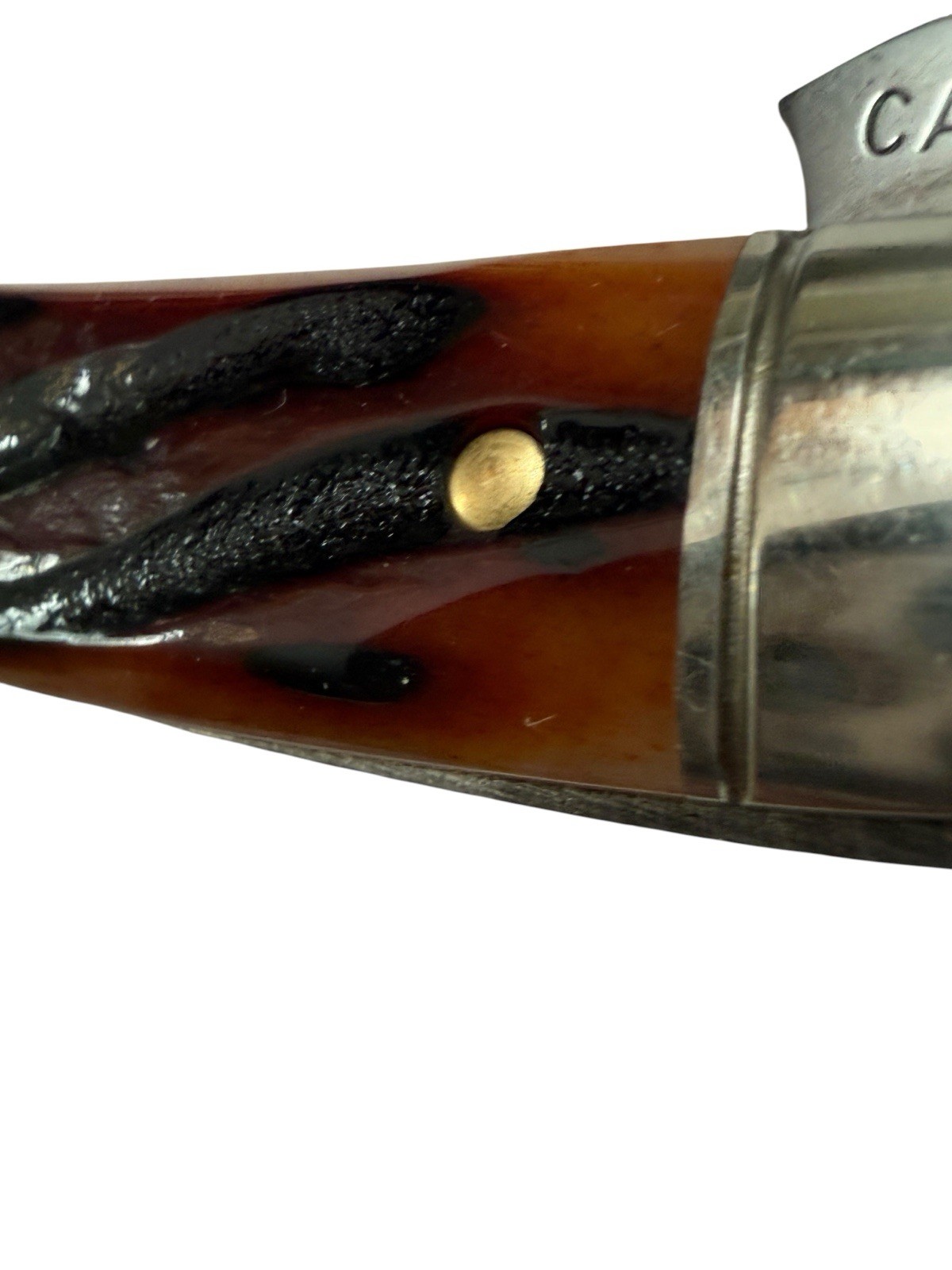 Great Eastern Cutlery GEC 661225 Amber Worm Groove India Bone Satin DH-2370