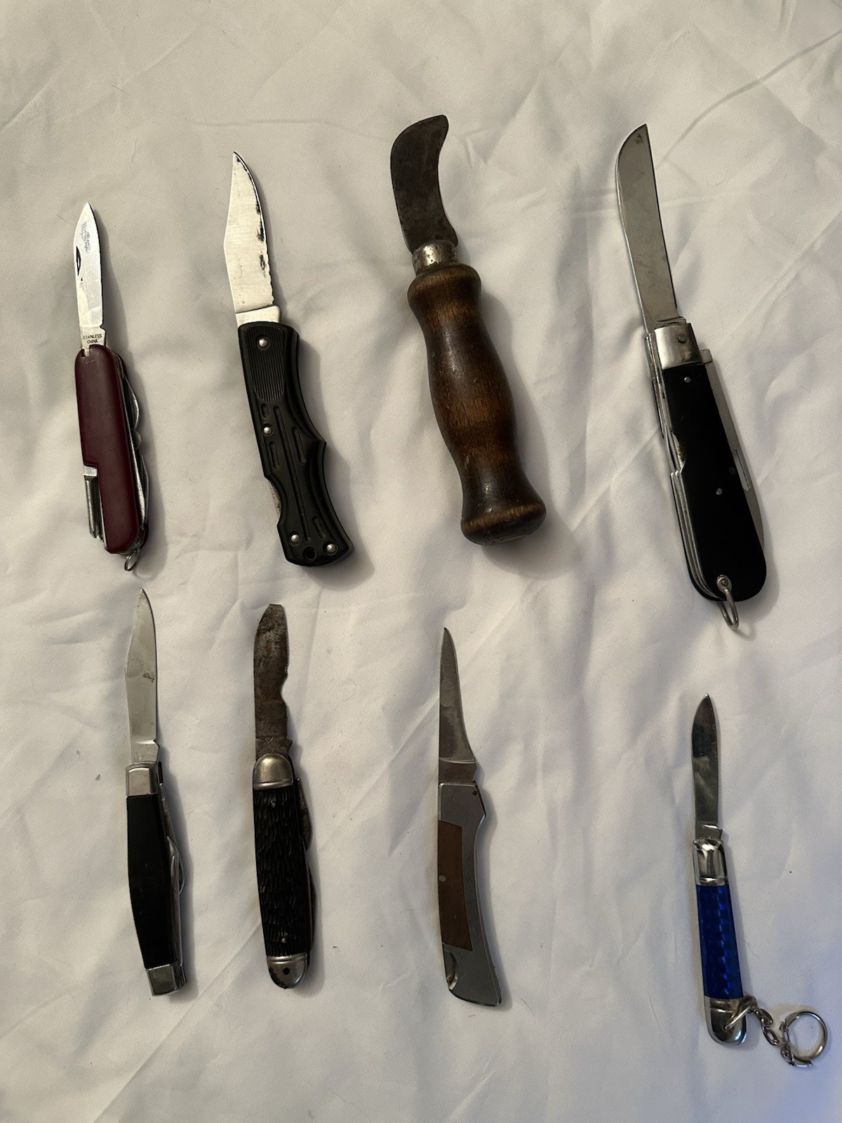 Lot Of 8 Vintage Pocket Knives KBar Imperial Armstrong Antique Knives