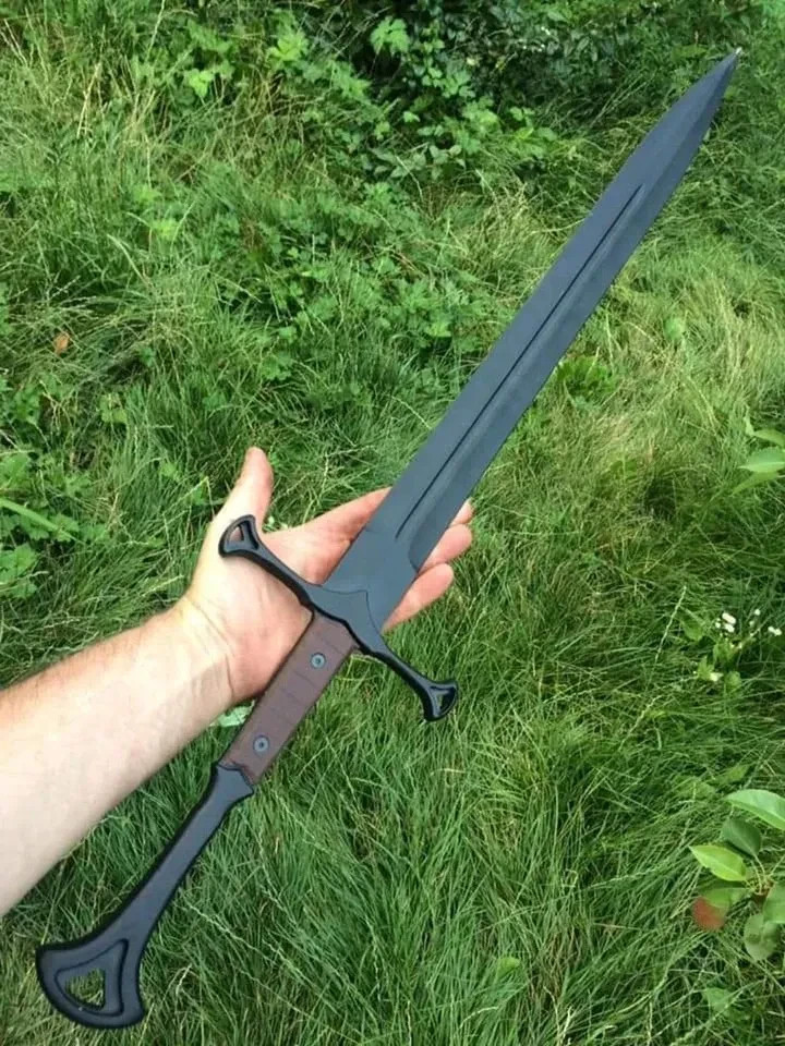 Hand Forged G-10 Micarta Handle Sword Sharp Battle Ready Medieval with Sheath