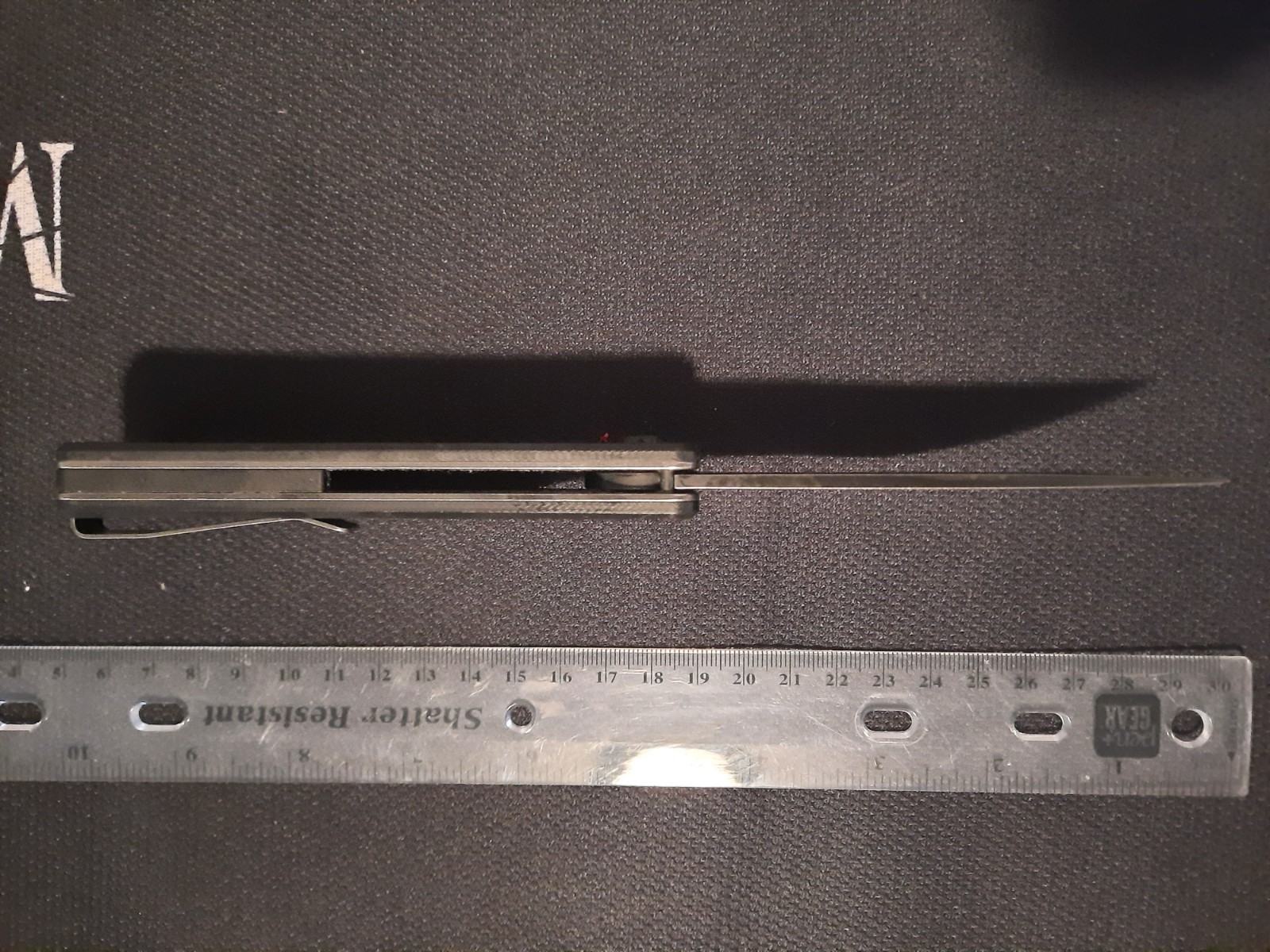 CRKT 2908 Inazuma No Ken Deadbolt Folding Knife D2 Blade Steel G10 Handles Used