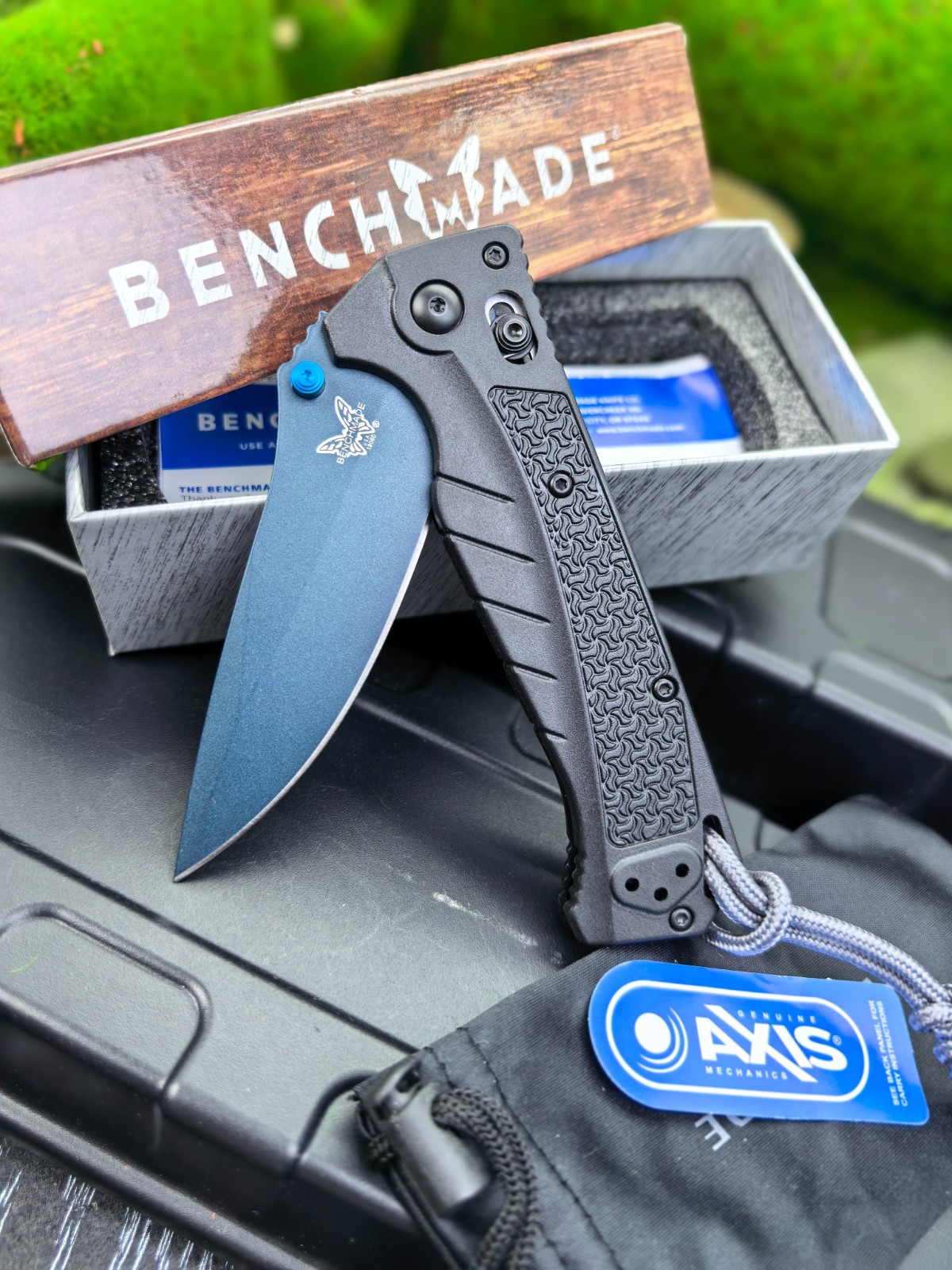 Benchmade 18060 Adira MagnaCut Folding Pocket Knife Grivory Handle EDC