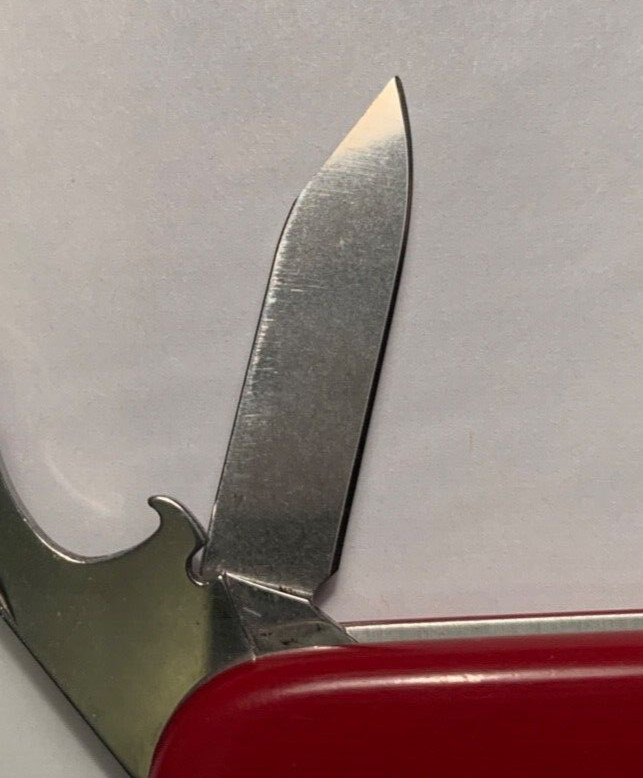 Vintage Victorinox Knife with double Clip Point Blades *NONE ON EBAY LIKE THIS*