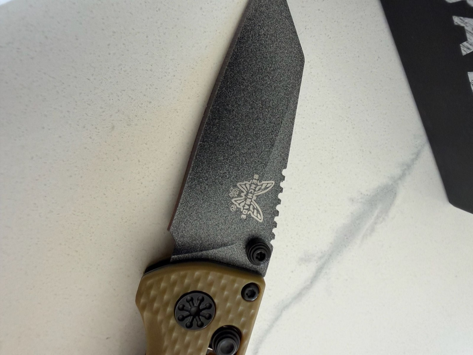 Benchmade Full Immunity 290BK-2 Tactical Pocket Knife CPM-M4 Tan