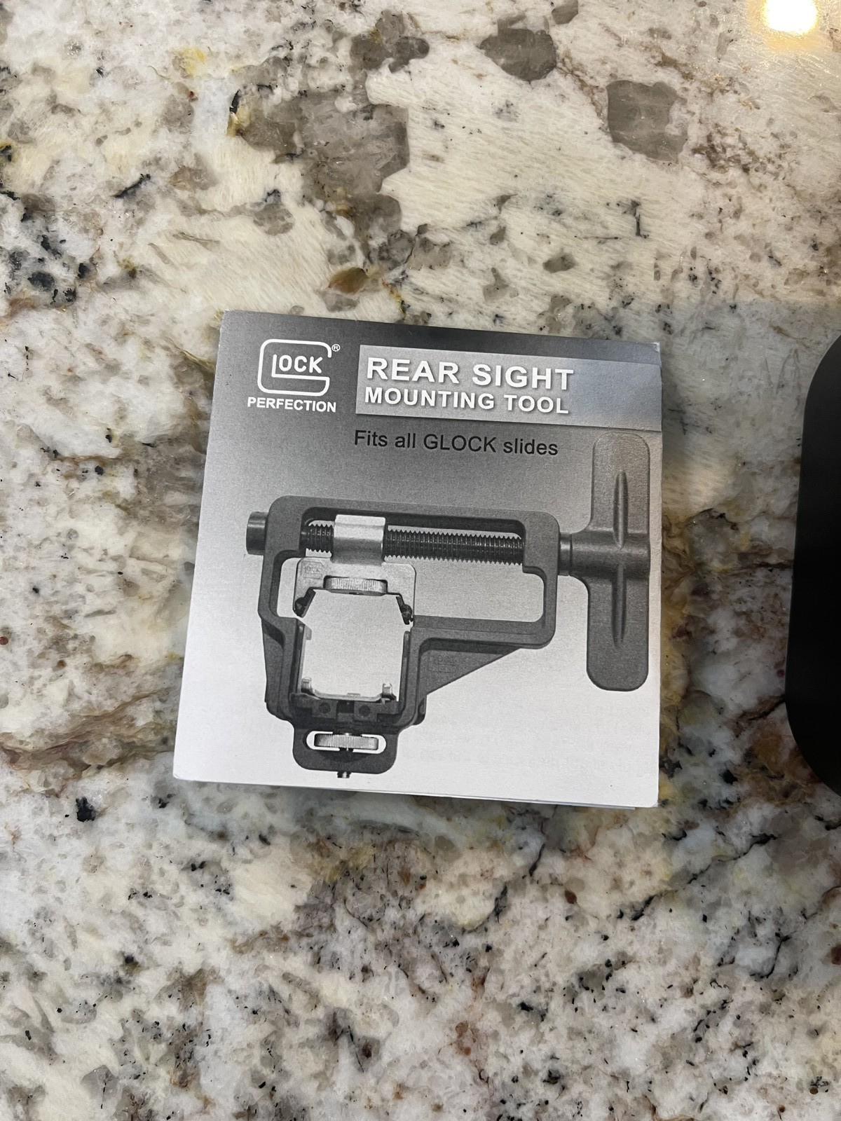 Glock rear sight adjustment tool