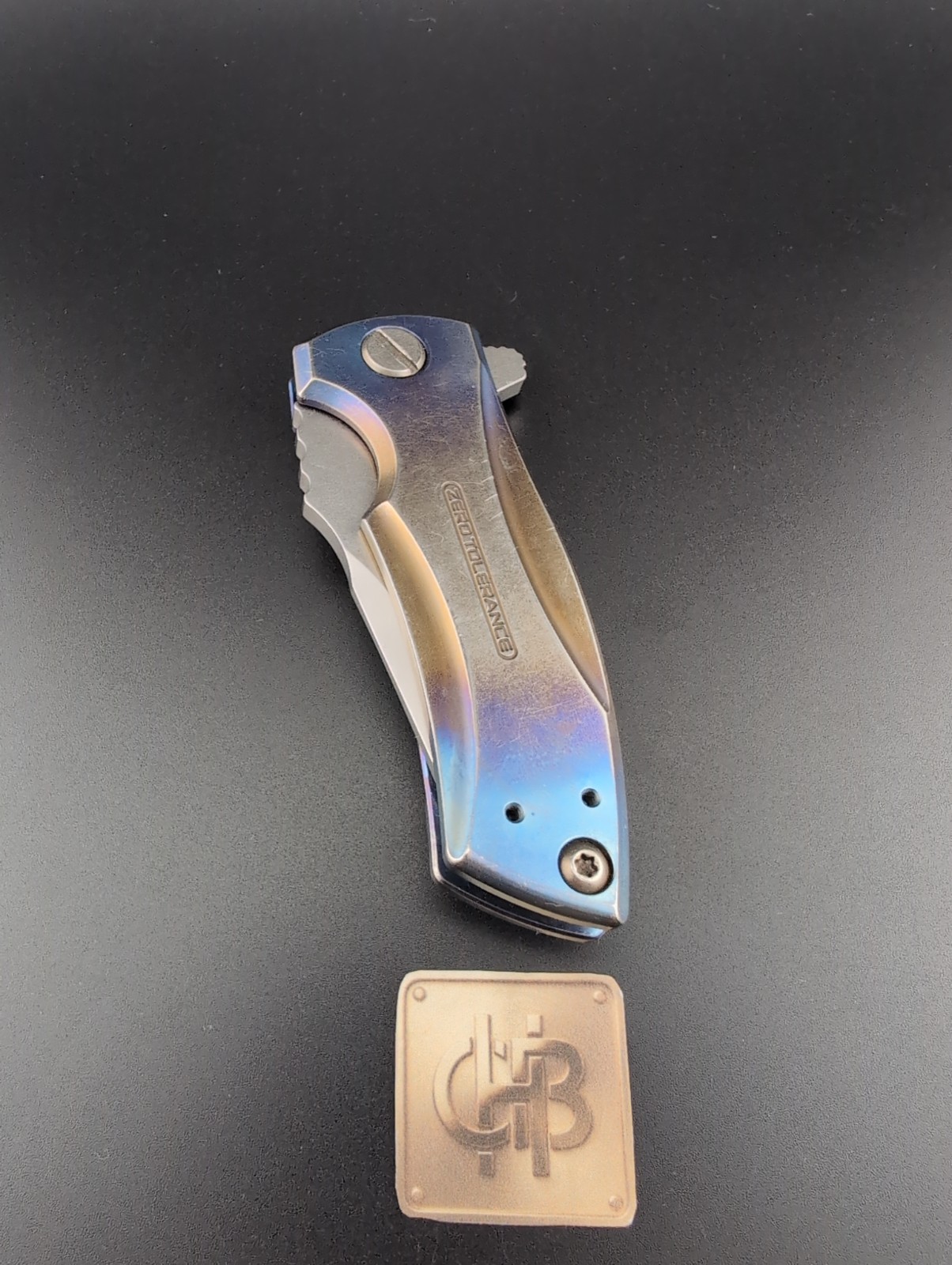 Zero Tolerance – ZT 0900 Les George Flame Anodized Titanium – BS-69