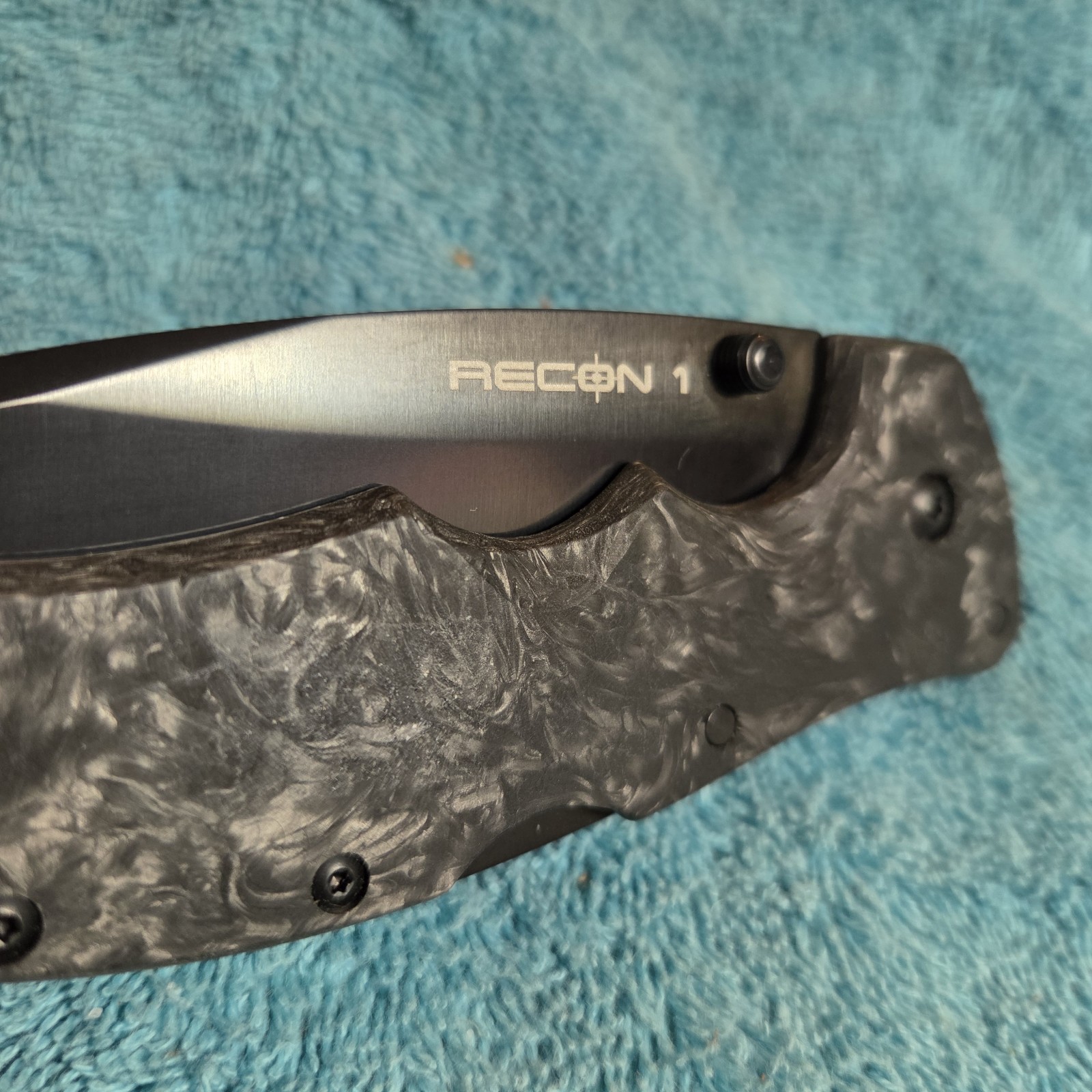 Cold Steel Limited Recon 1 Spear Point S35VN Carbon Fiber ,#468 Of Only 600 Made