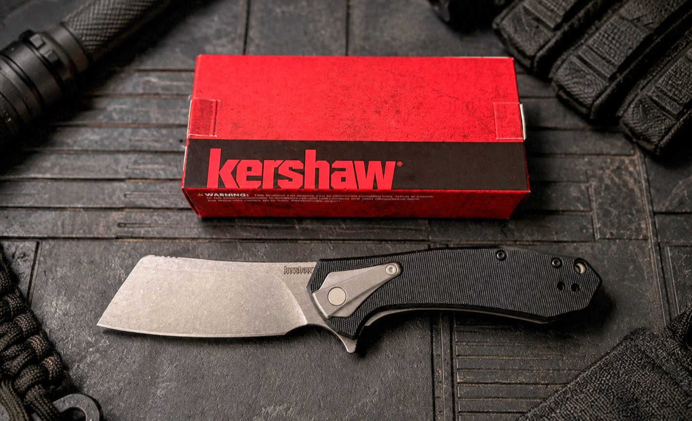 KERSHAW Bracket Framelock Assisted Open knife 8Cr13MoV blade with pocket clip
