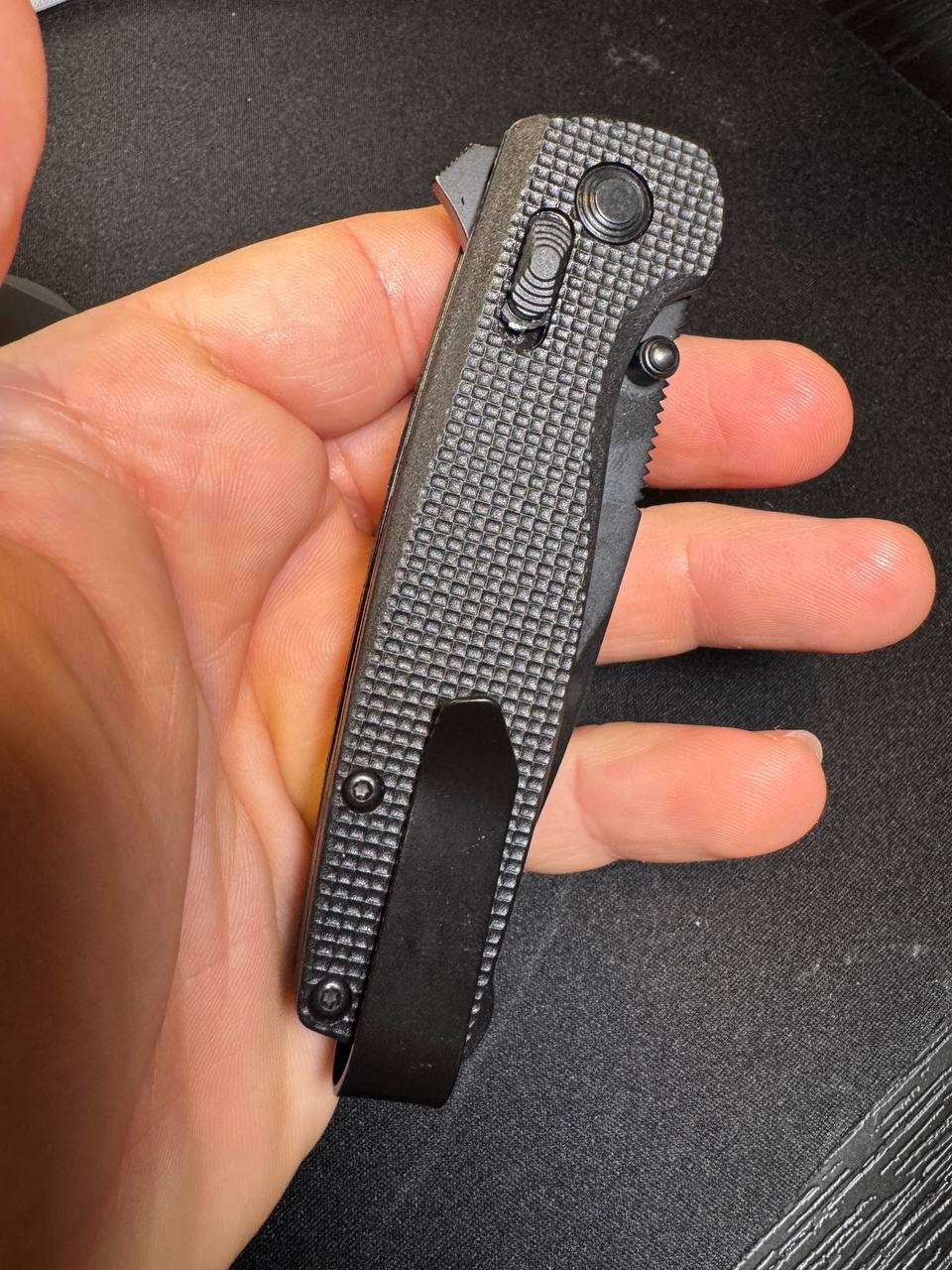 EDC Folding Knife Spring Assisted Pocket Knife Black Tactical Camping Survival