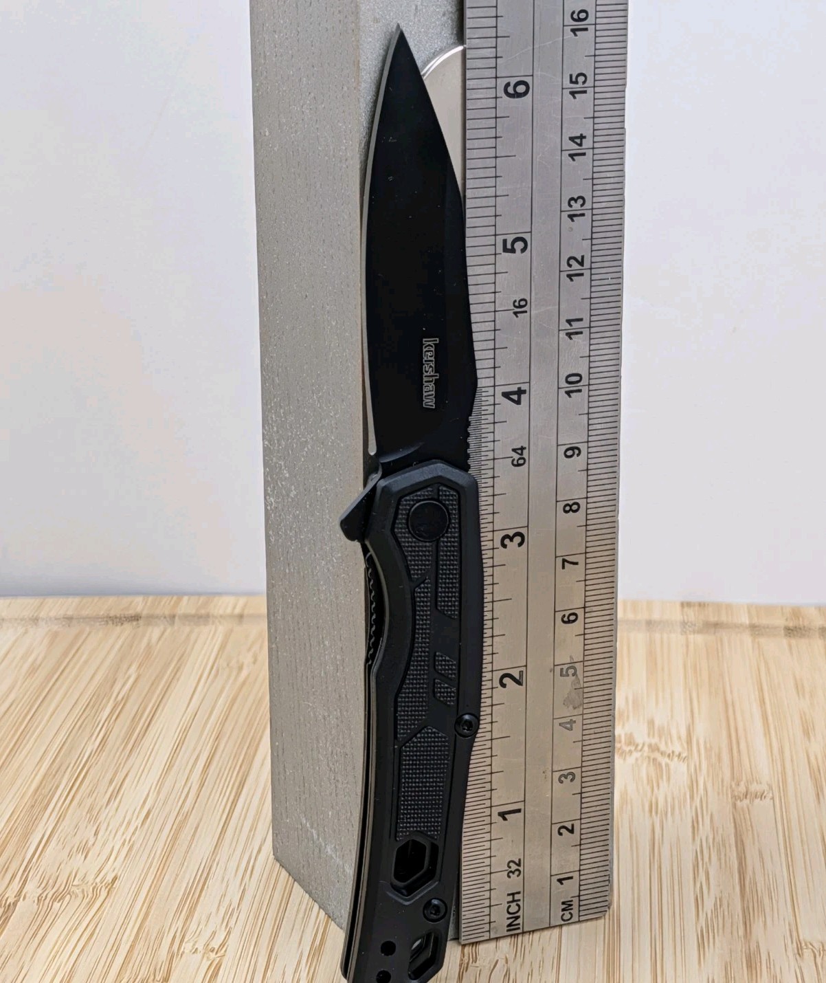 Kershaw APPA Pocket Knife Speedsafe Opening 2.75-in Black Blade, 6.5-in Overall