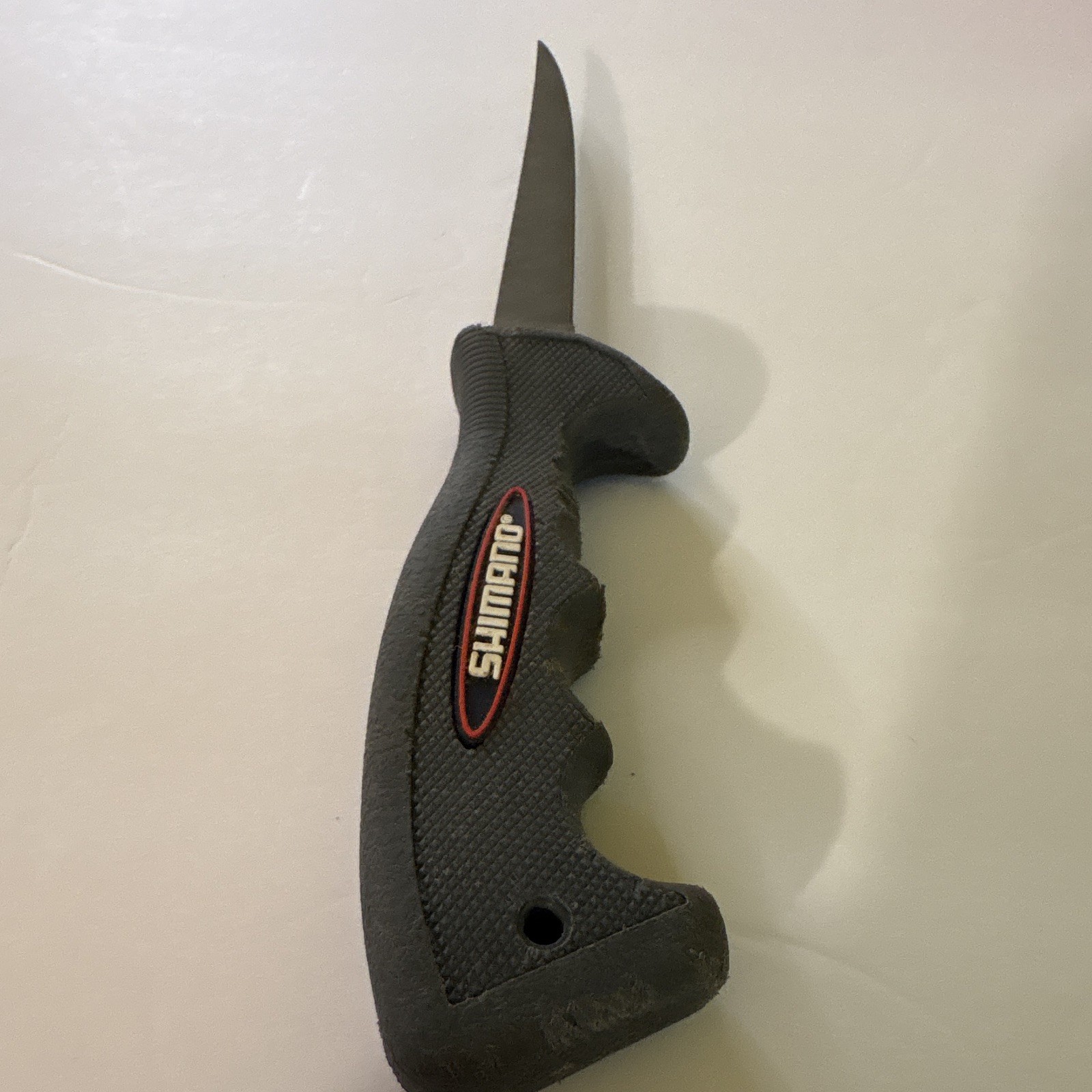 Shimano Fixed Blade Fishing Knife, Stainless Drop Point Plain Edge, Sheath