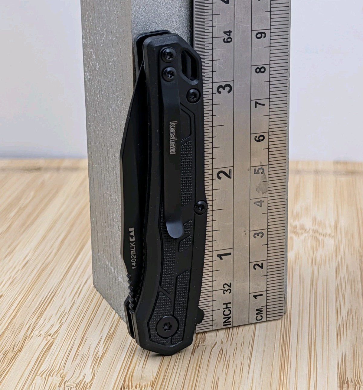 Kershaw APPA Pocket Knife Speedsafe Opening 2.75-in Black Blade, 6.5-in Overall
