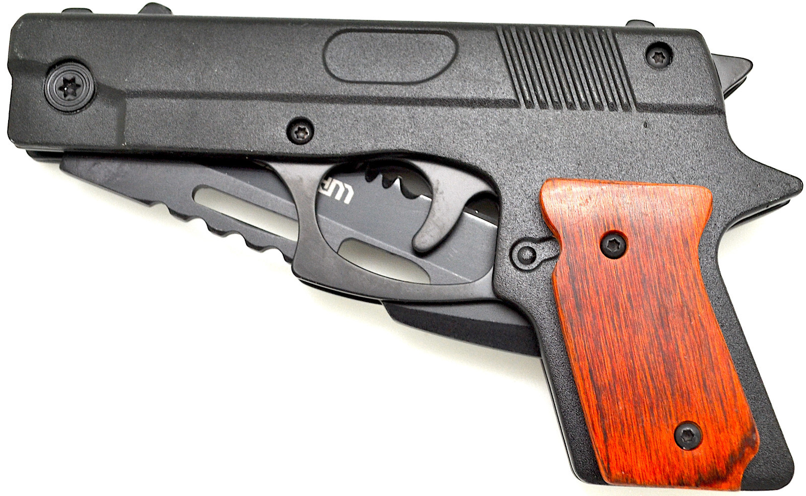8 3/4″ NEW! 1911 Pistol GUN 9MM Tactical Glock-Type POCKET KNIFE Folding Knives