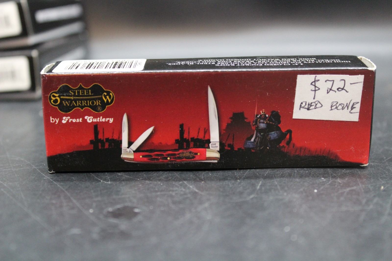 Steel Warrior Warncliff Trapper Pocket Knife SW-167RWJ 440 Stainless New in Box