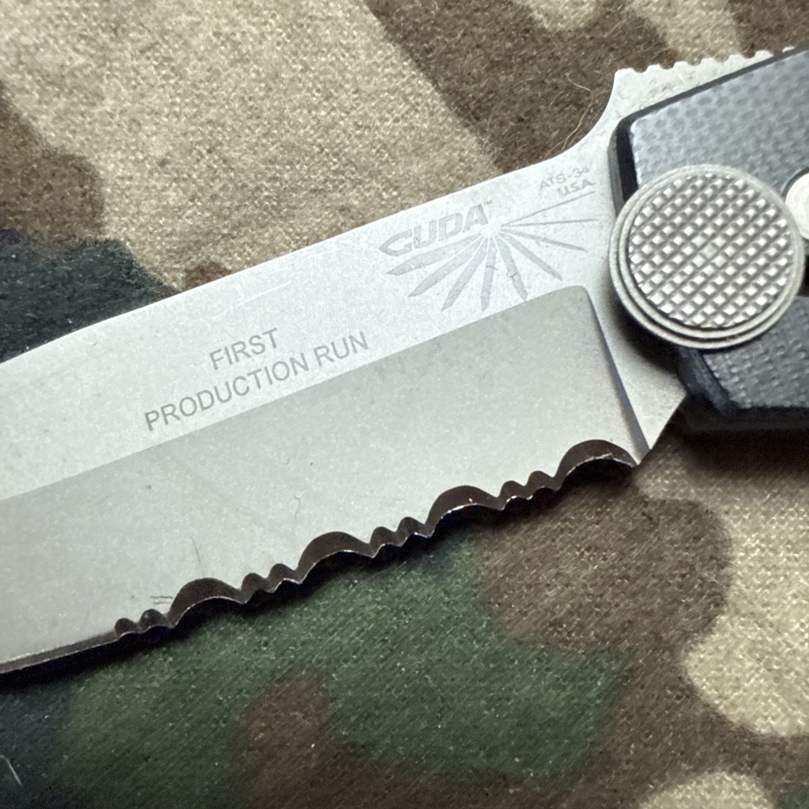 Camillus CUDA 1st Production Run Combat Knife Folding Liner Lock USA FREE SHIP!