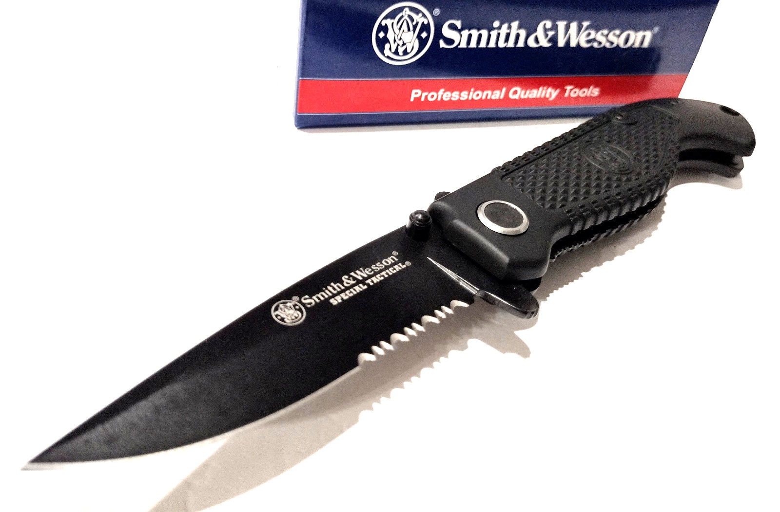Smith & Wesson Black Tanto Blade Everyday Special Tactical Folding Pocket Knife