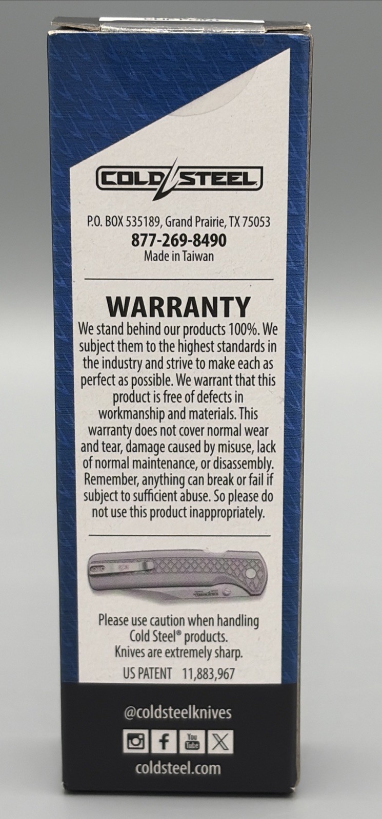 Cold Steel FM-1 Folding Knife 3.5″ S35VN Steel Blade Titanium Handle Brand New✅