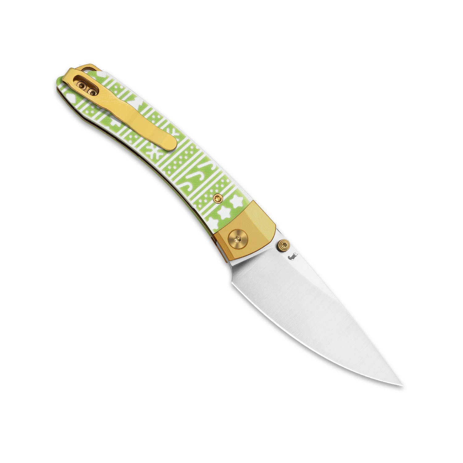 Kizer Mini MoMo Christmas Gift Folding Knife S45VN Blade Aluminum & G10 Handle