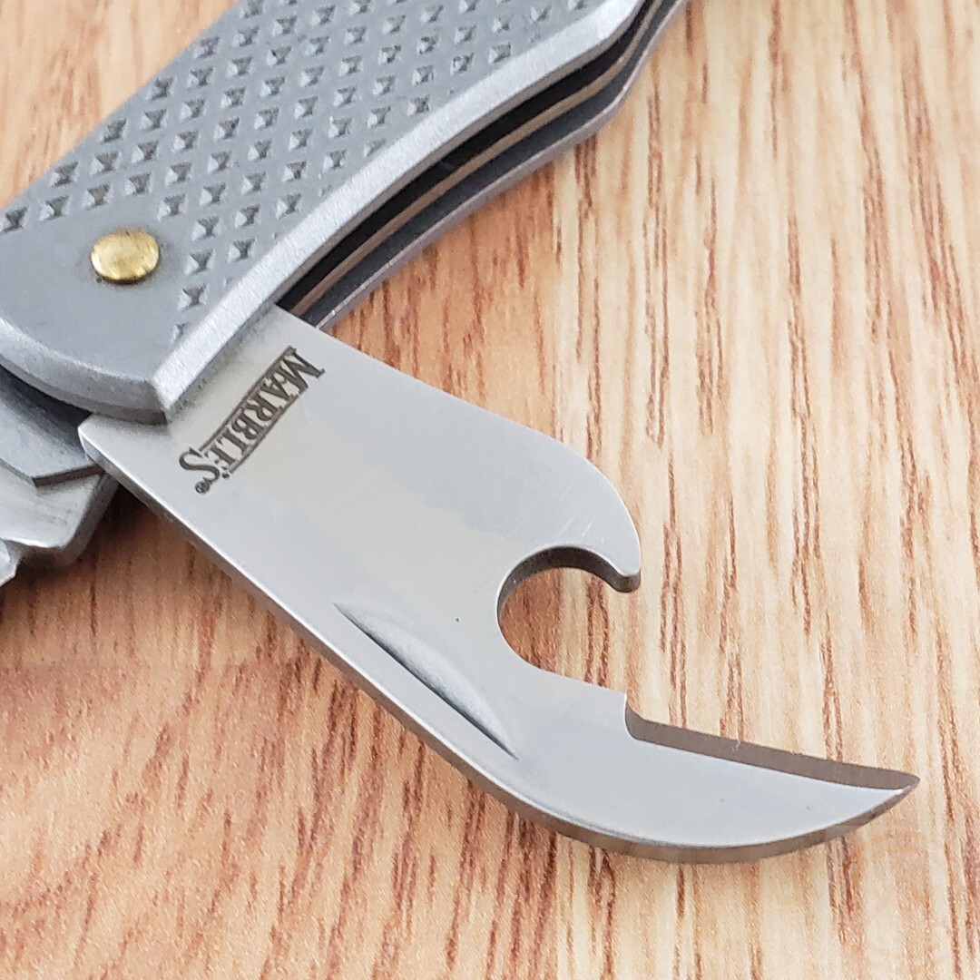 Marbles G.I. Jack Folder Pocket Knife Stainless Steel Blades Stainless Handle