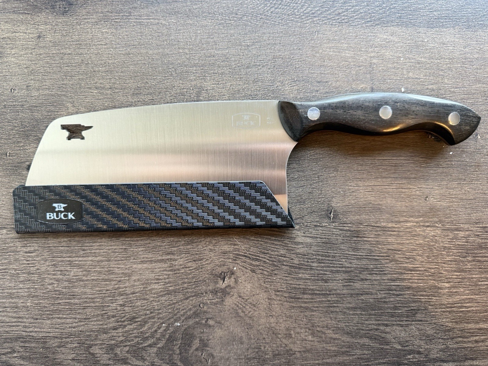 Buck Knife 948 Ebony Cleaver November 2024 Buck Of The Month 1 of 400