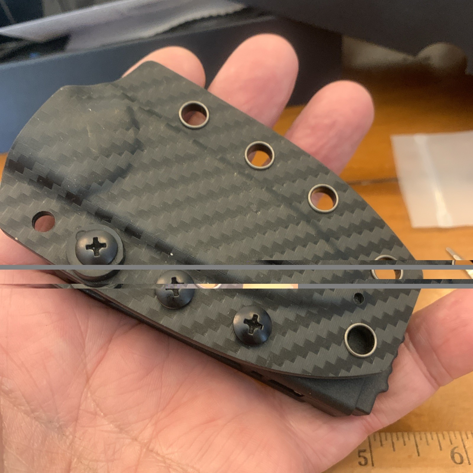 Kizer Drop Bear Azo Fixed Blade Carbon Fiber With Extra Tools