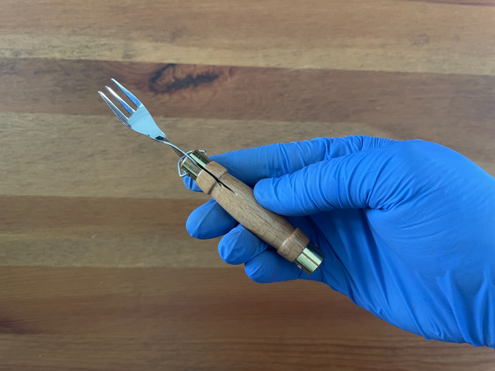 2.16″ Portuguese Navaja MAM with Fork Inox-Palacoulo Wood Handle – USA Seller