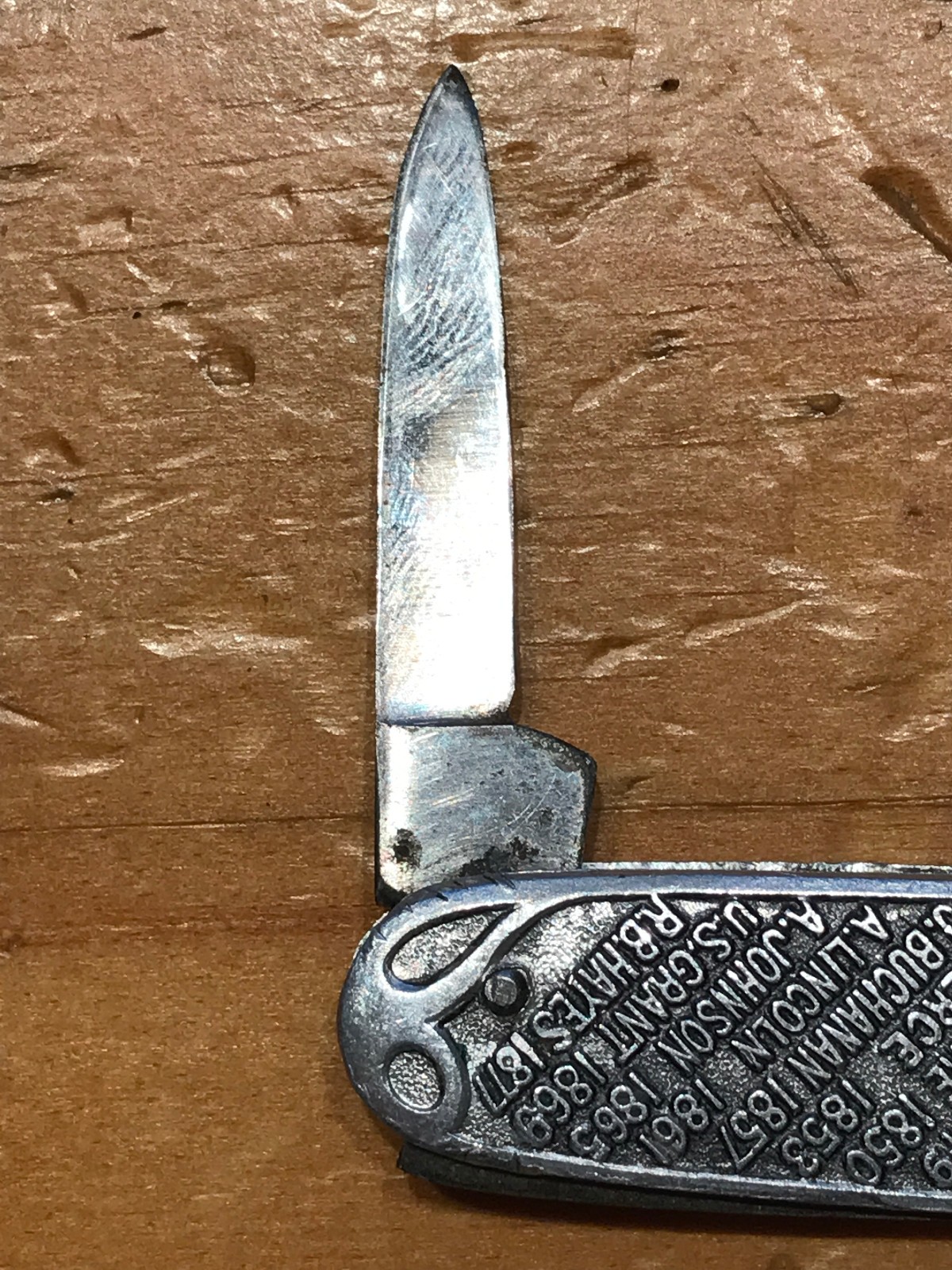 VINTAGE TWO BLADE D. PERES SOLINGEN PRESIDENTS THE UNITED STATES POCKET KNIFE