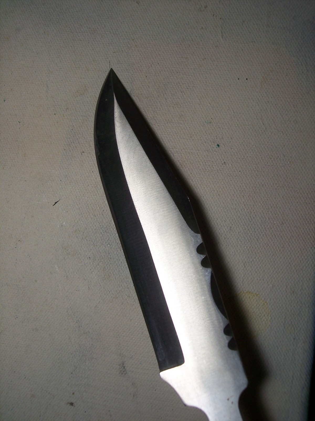 Aitor inox spain 5.5″ bowie blank blade knife making