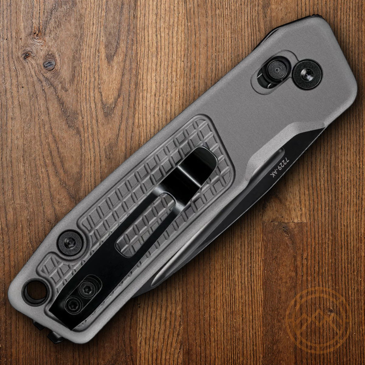SRM Knives Scout Folding Knife 2.75″ 14C28N Sandvik Steel Blade Gray G10 Handle