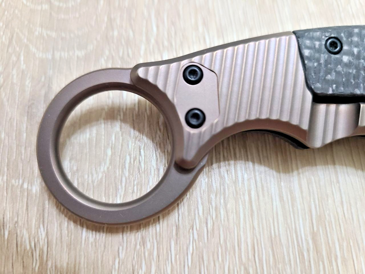Fox Knives FX-599TICS Carbon Fiber/Titanium Black Made In Italy Karambit