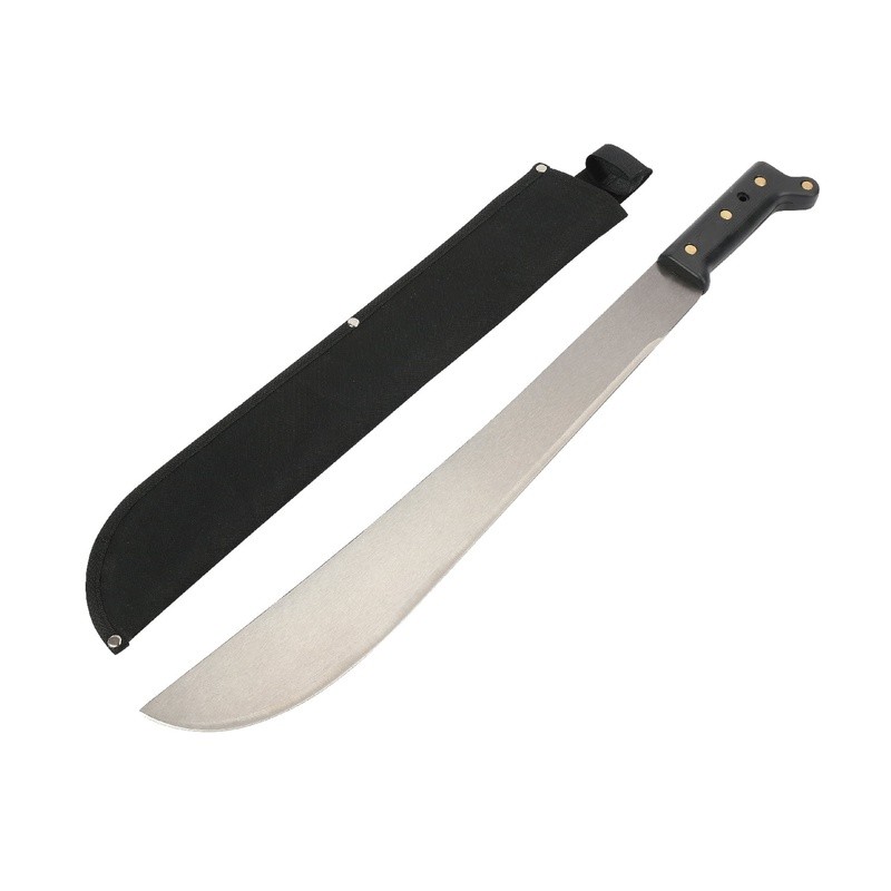 18 Inch Machete W/ Sheath High Carbon Steel Blade Outdoor Tool Survival Prep New