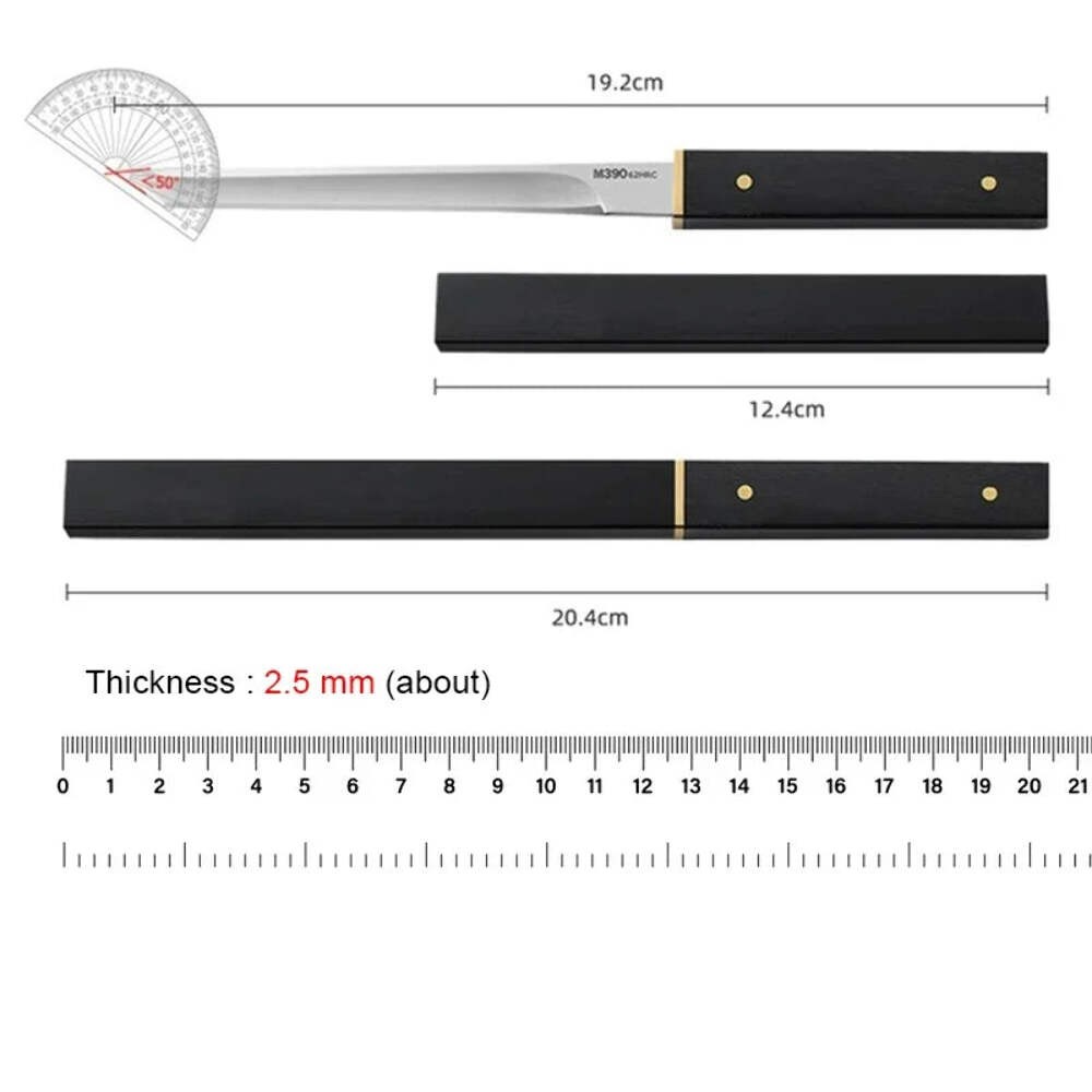 Tanto Knife Fixed Blade Pocket Hunting Survival Camp Tactical Stainless Steel