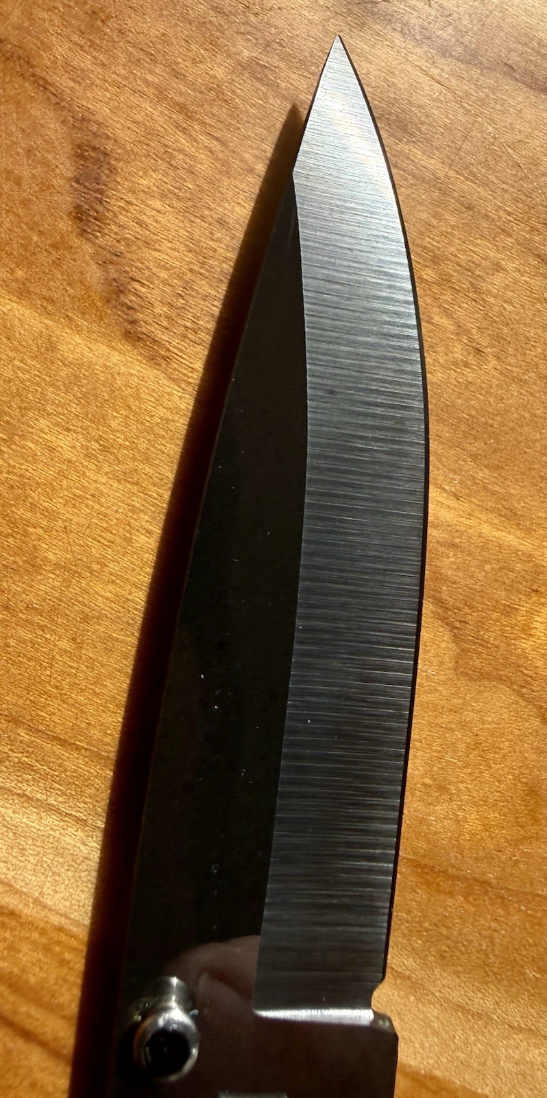 TwoSun TS195 Flipper Knife Titanium Handle M390 Reverse Tanto Blade – NIB