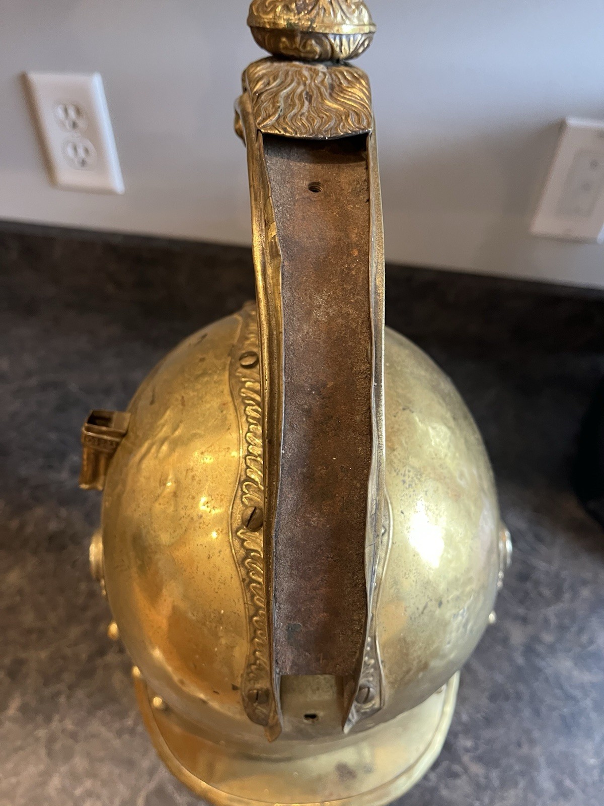 French Cuirassier Helmet Model 1874? Gendarmerie? 1825 Transformed Fire Brigade?
