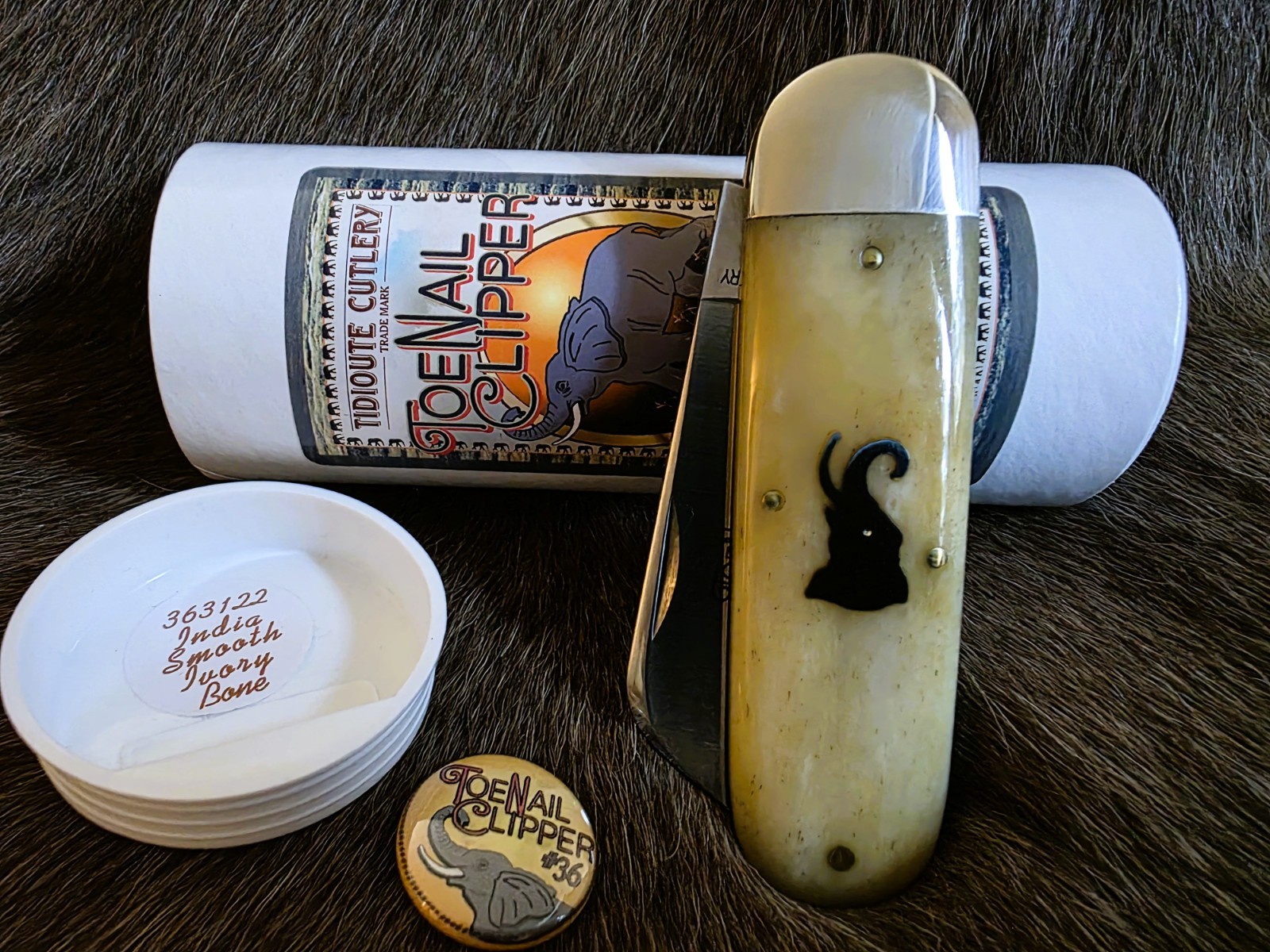 GEC – Tidoute Cutlery ToeNail Clipper- 363122 India Smooth Bone