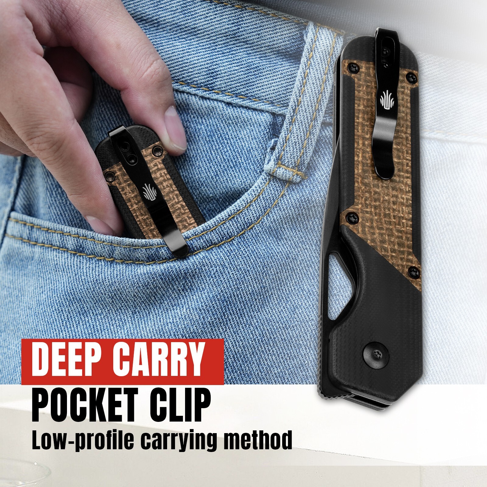 Kizer Militaw Pocket Knife Nitro V Blade Drop Point Blade Folding Knife V3634A1