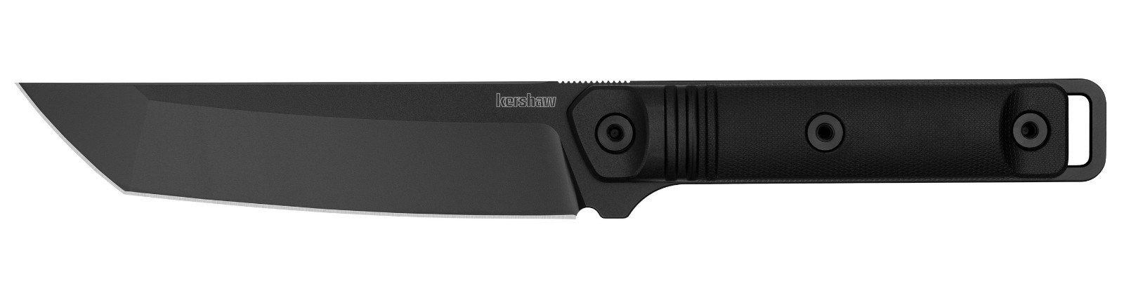Kershaw Atreides Fixed Blade Knife 5.7″ Tanto 65Mn Steel Survival Black 1088