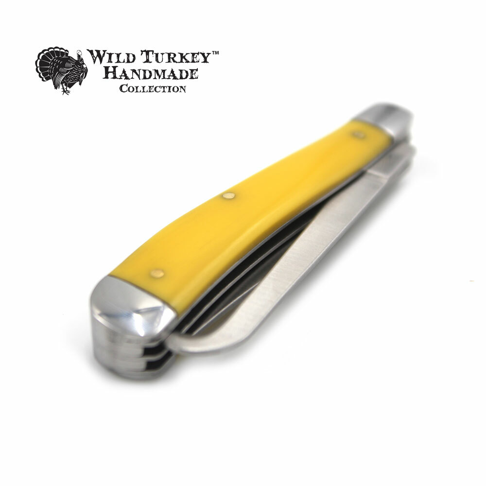 Wild Turkey Handmade Gentleman’s Gut/Hook Hoof Folding Pocket Collectors Knife