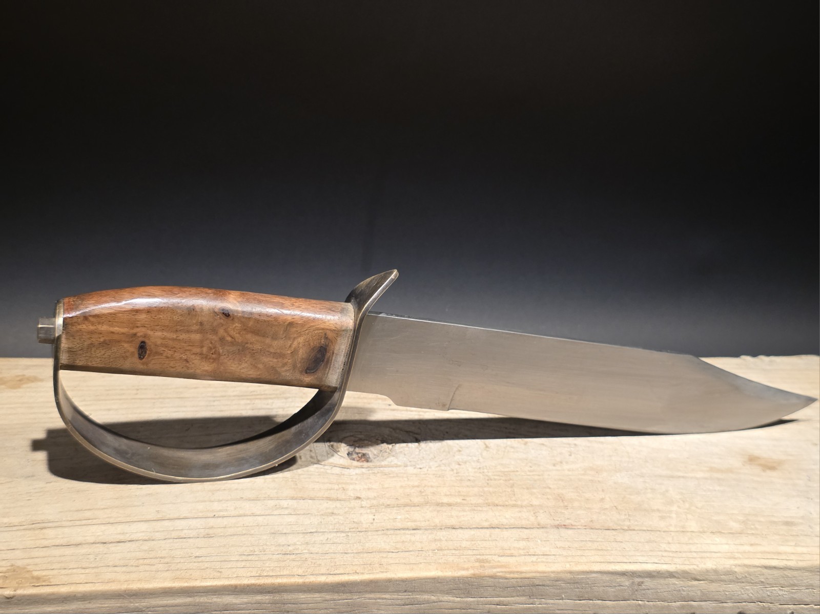 15″ Antique Style Civil War Confederate D Guard Bowie Knife