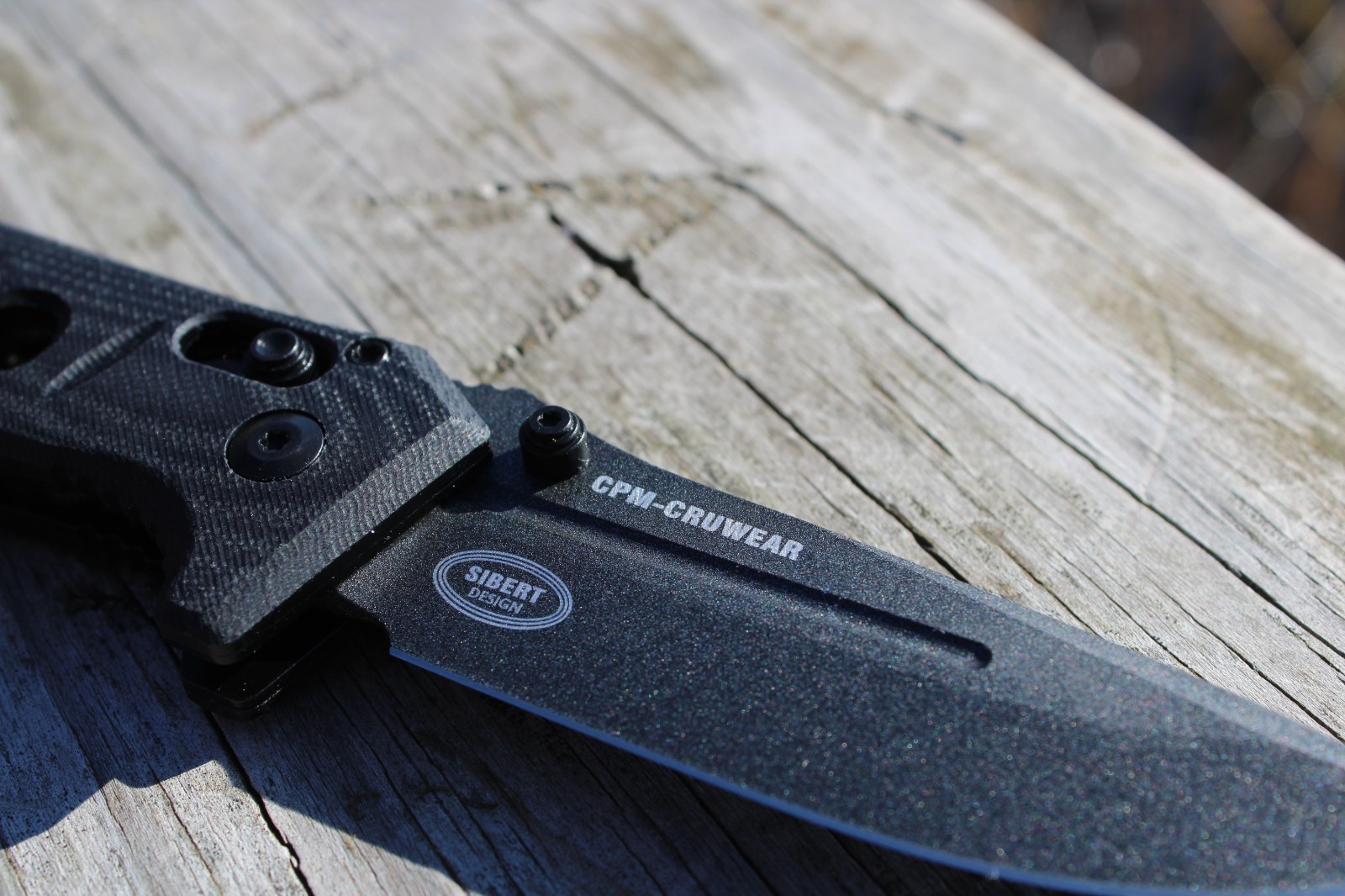 Mini Adamas 273GY-1 Black CPM-CRU-WEAR G10 Handle Folding Knife