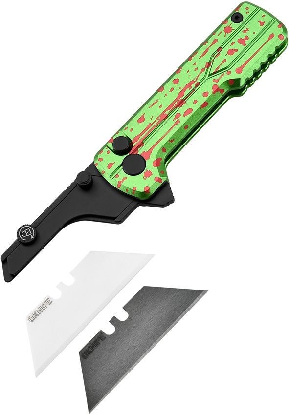 Oknife Otacle U1 Zombie Folding Knife 2.38″ Ceramic Blade Super Aluminum Handle